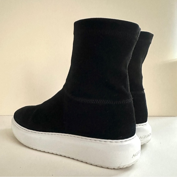 AQUATALIA LIDIA WATERPROOF SUEDE STRETCH SIDE-ZIP LIFESTYLE BOOTS SNEAKERS Sz10 - Picture 6 of 16